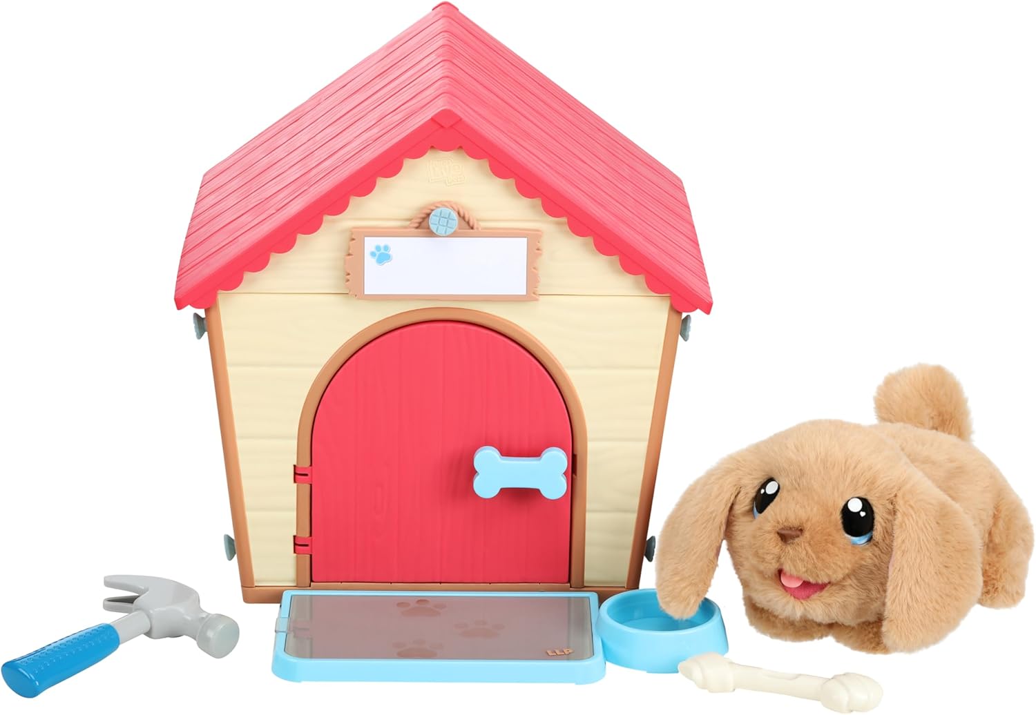 Little Live Pets My Puppy Juguete de Peluche Interactivo y Perrera Más de 25 Sonidos y reacciones