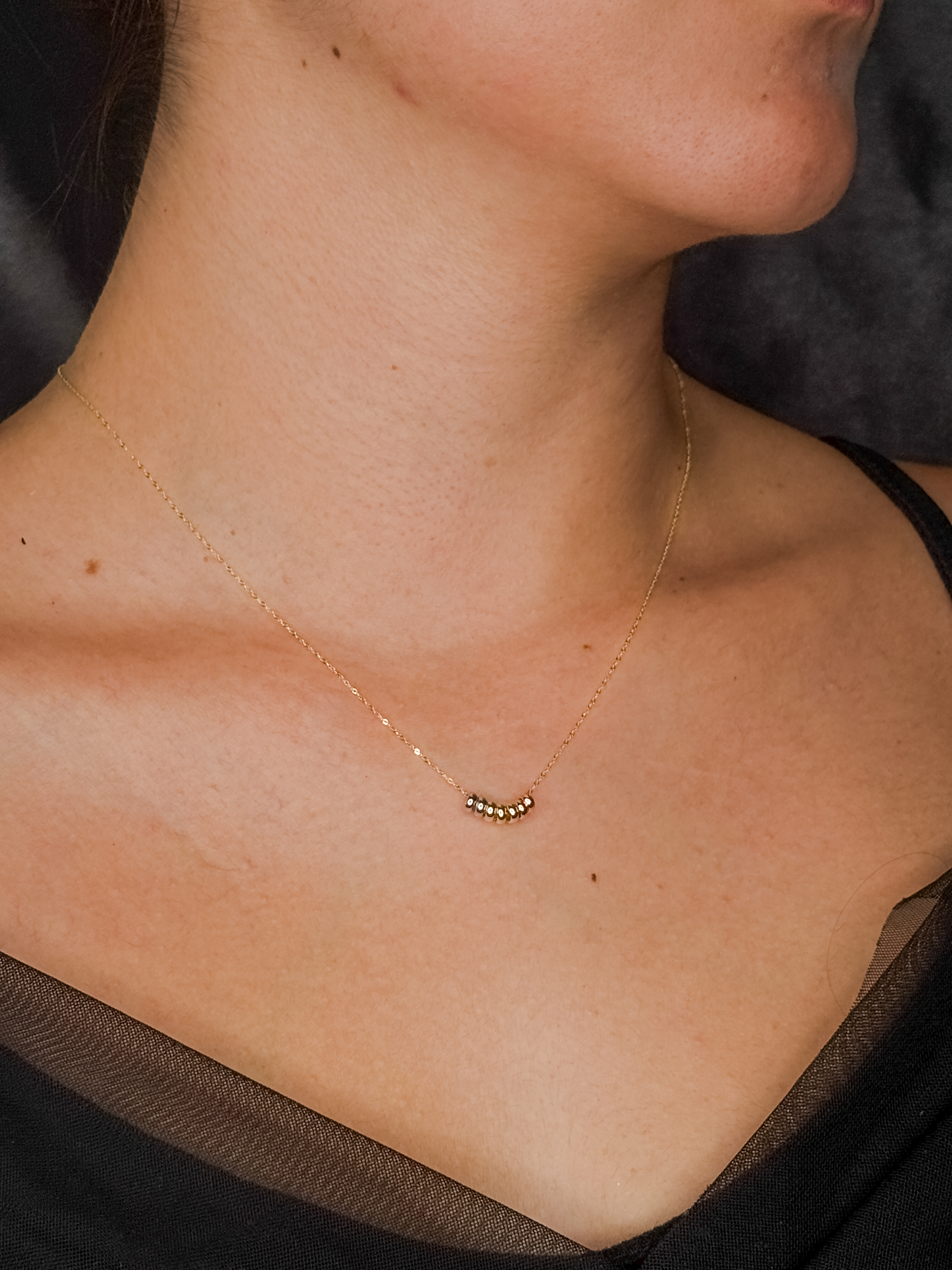 Cadena Oro Italiano 10k, Semanario Para Mujer -Collar 3 Oros (Oro blanco, Oro Amarillo, Oro Rosa) | Joyería Fina