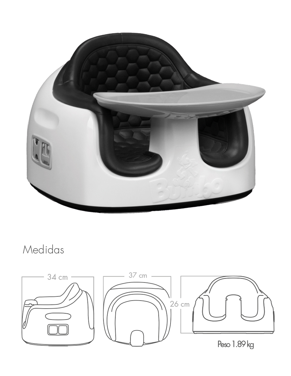 Bumbo - Multi-asiento para bebé portátil 3 en 1
