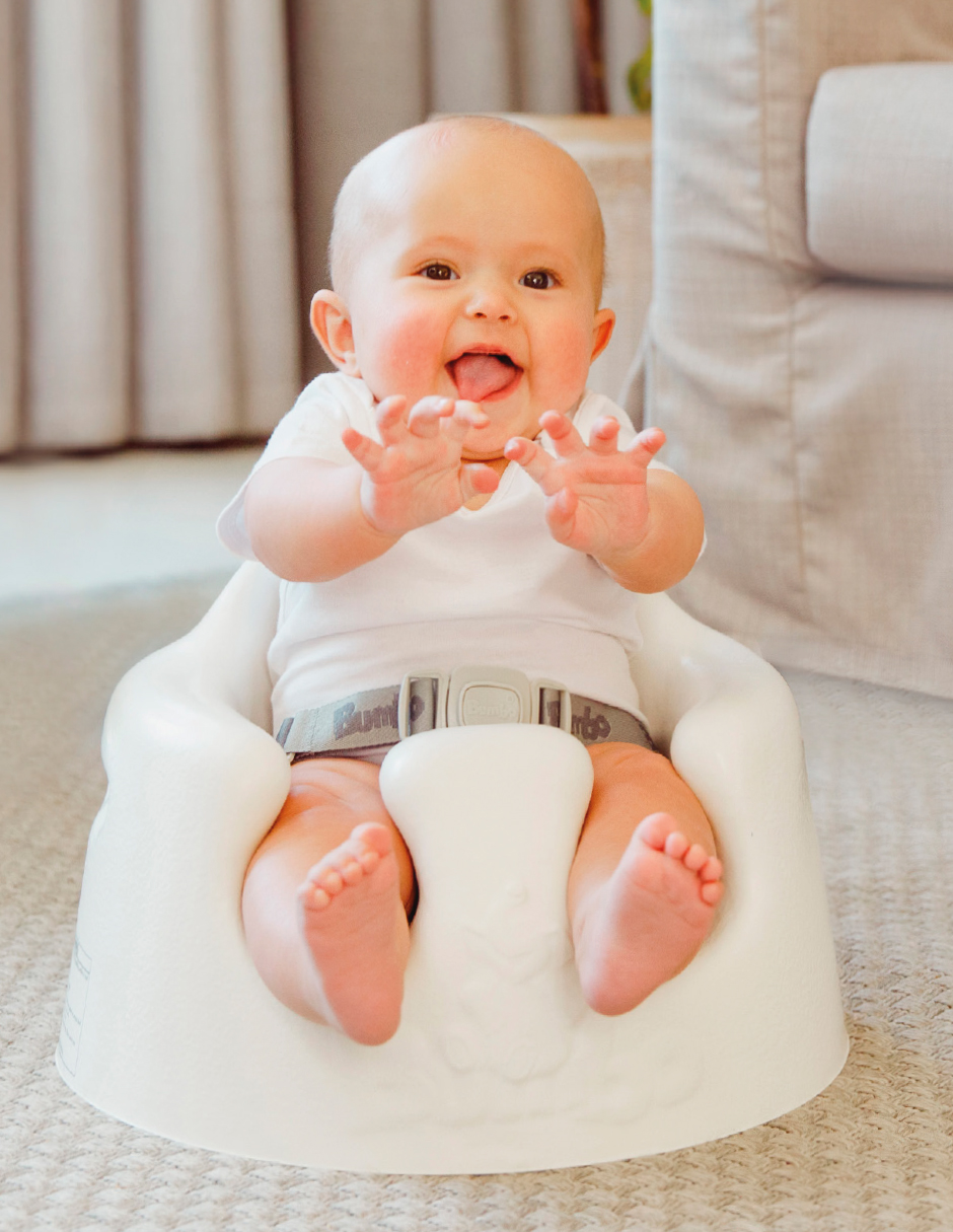 Bumbo - Asiento de piso para bebé portátil 