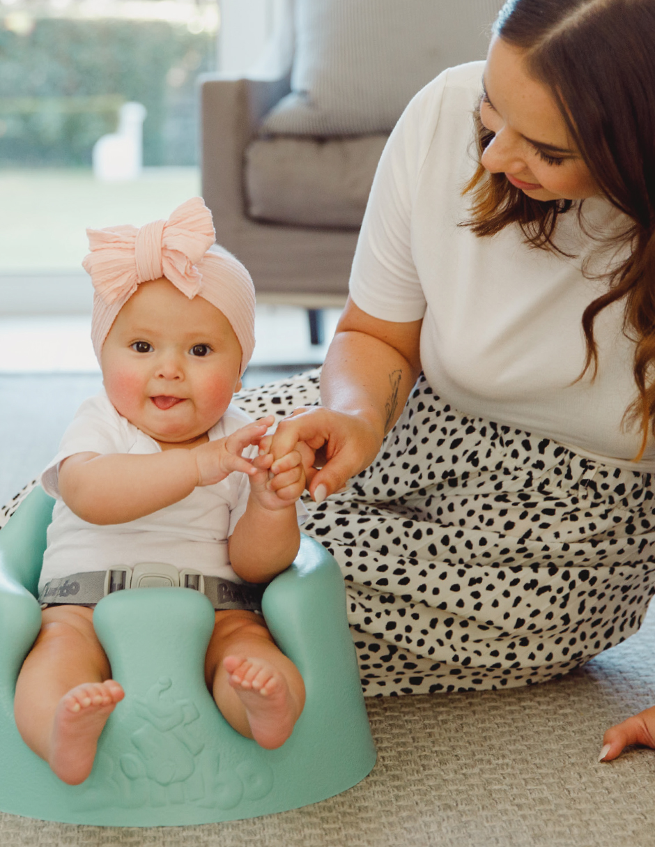 Bumbo - Asiento de piso para bebé portátil 