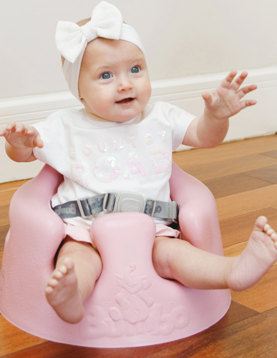 Bumbo - Asiento de piso para bebé portátil 