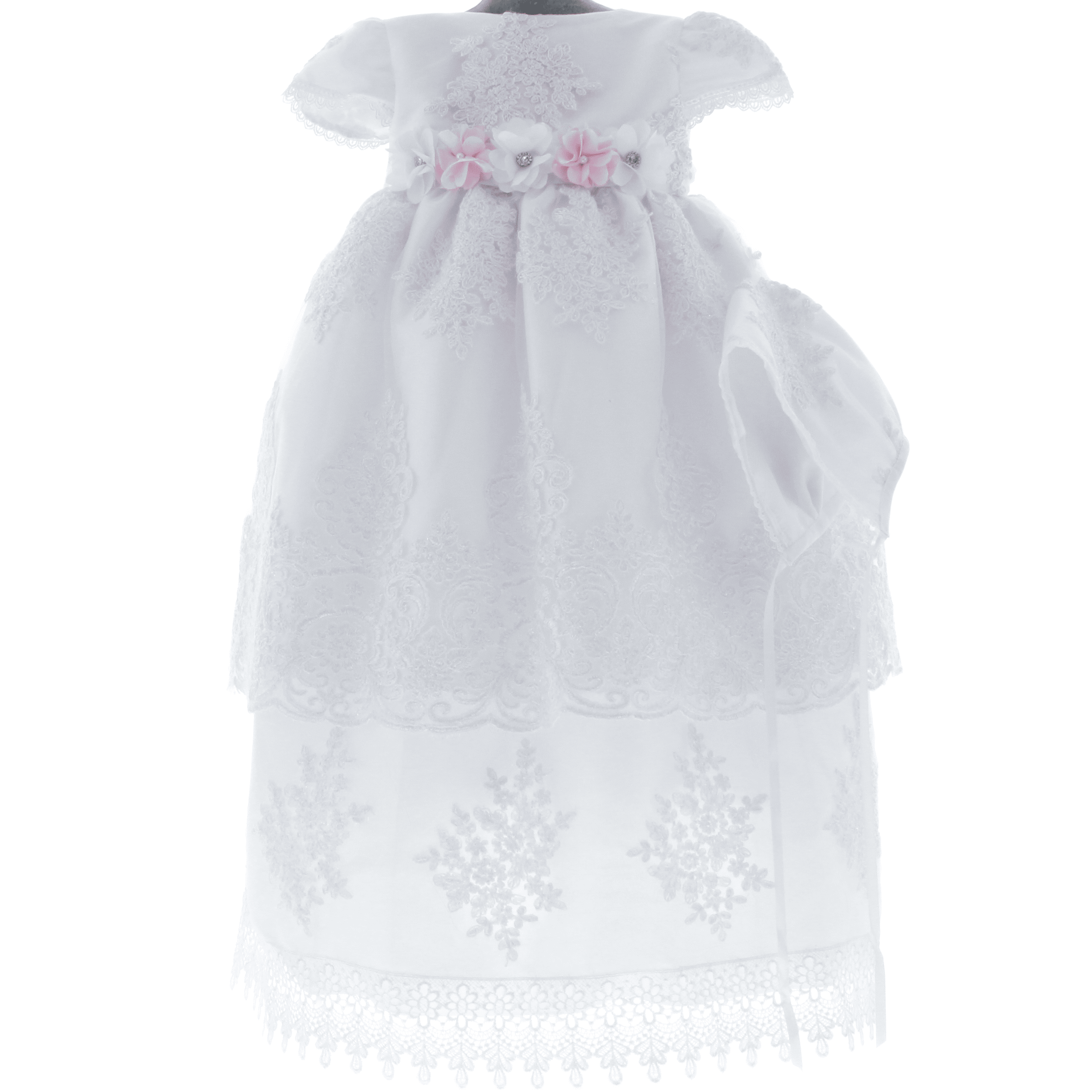Ropon para Bautizo Niña 3985 Blanco 4 Años