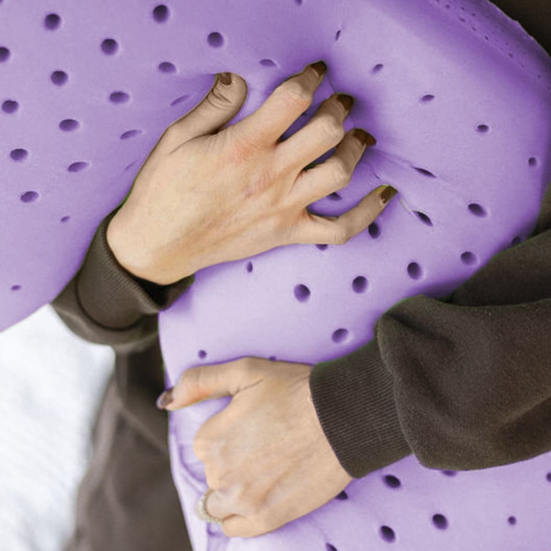 Almohada de Memory Foam Shoulder  Roomi Lavanda + Pillow Mist