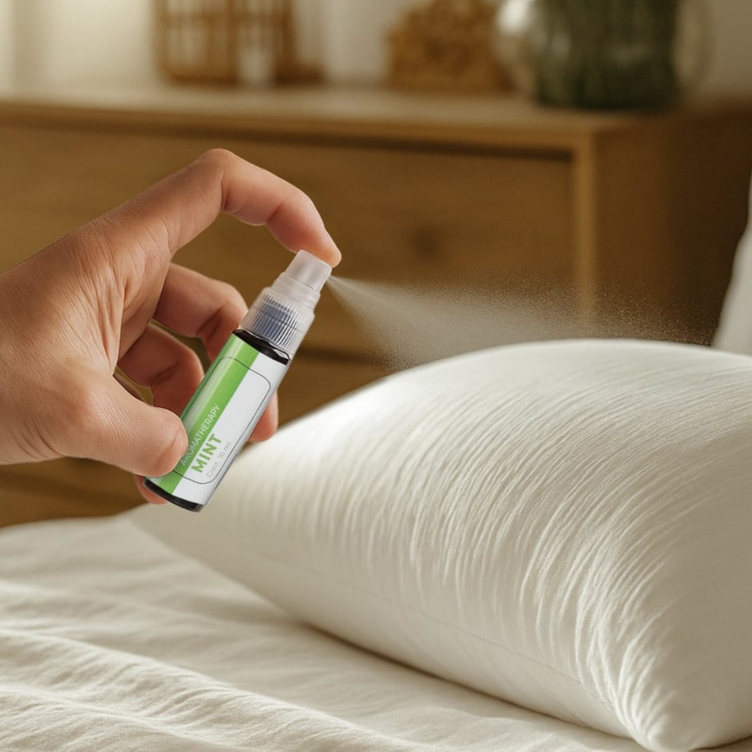 Almohada de Memory Foam Roomi Menta + Pillow Mist
