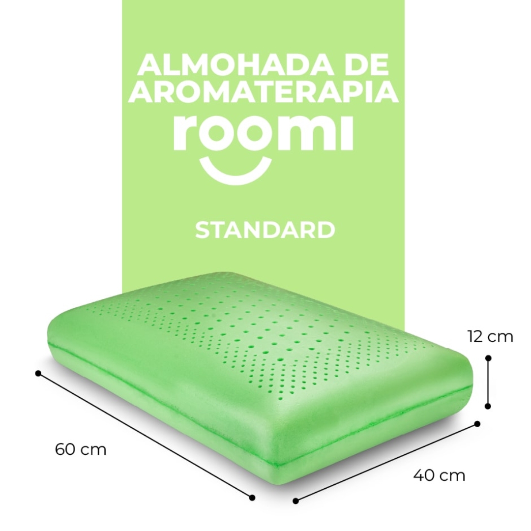 Almohada de Memory Foam Roomi Menta + Pillow Mist