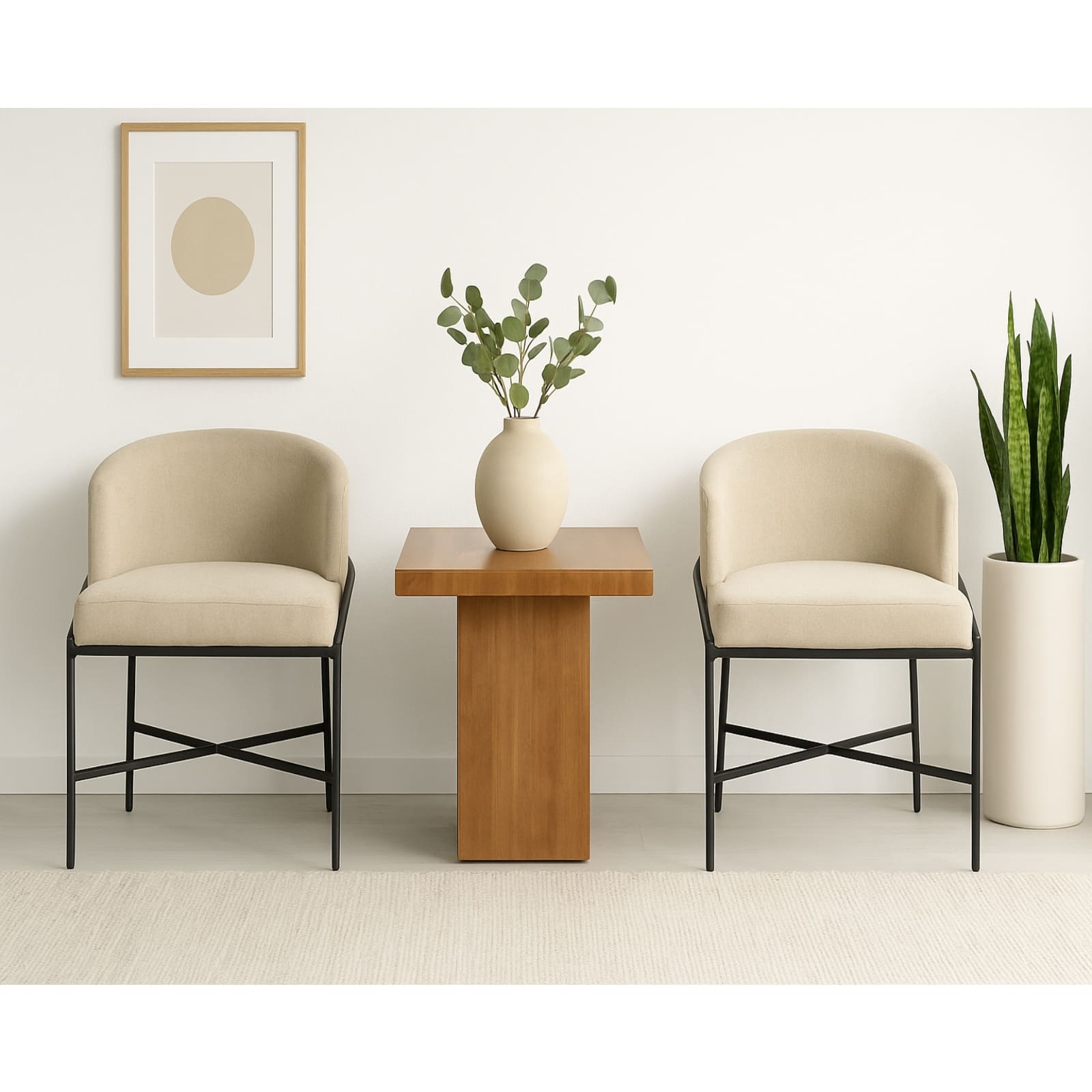 Set 2 Sillas Para Comedor Antara Diseño Curvo Moderno y Sofisticado