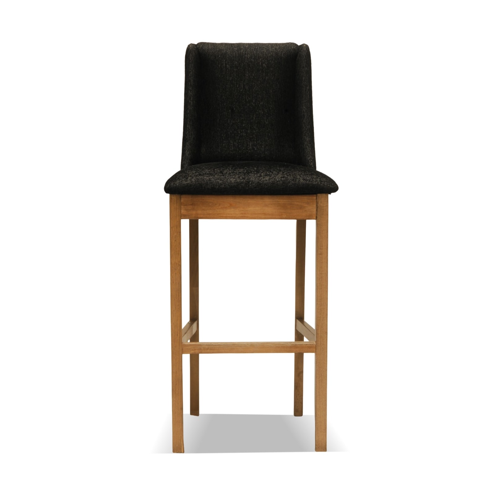 Set 2 Bancos para Barra Alto Nápoles, Elaborados de Madera y Estilo Moderno