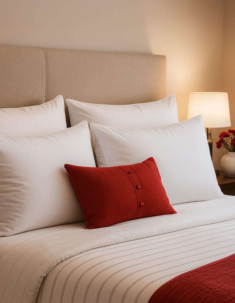 Pack 6 Almohadas Estándar Confort Suave Atlas Basic