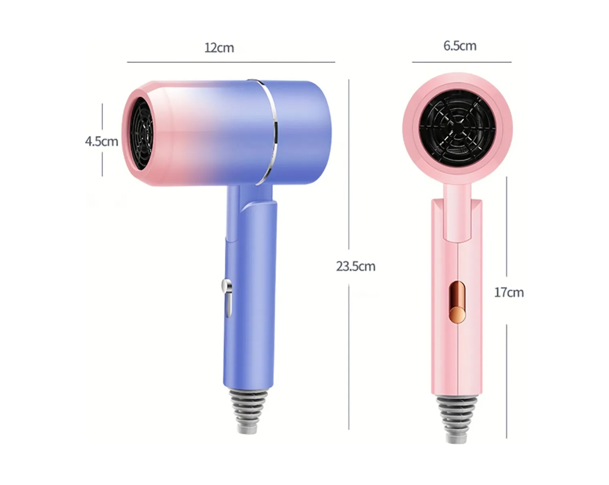 Secador De Pelo Profesional Plegable Para Mujer 1800w