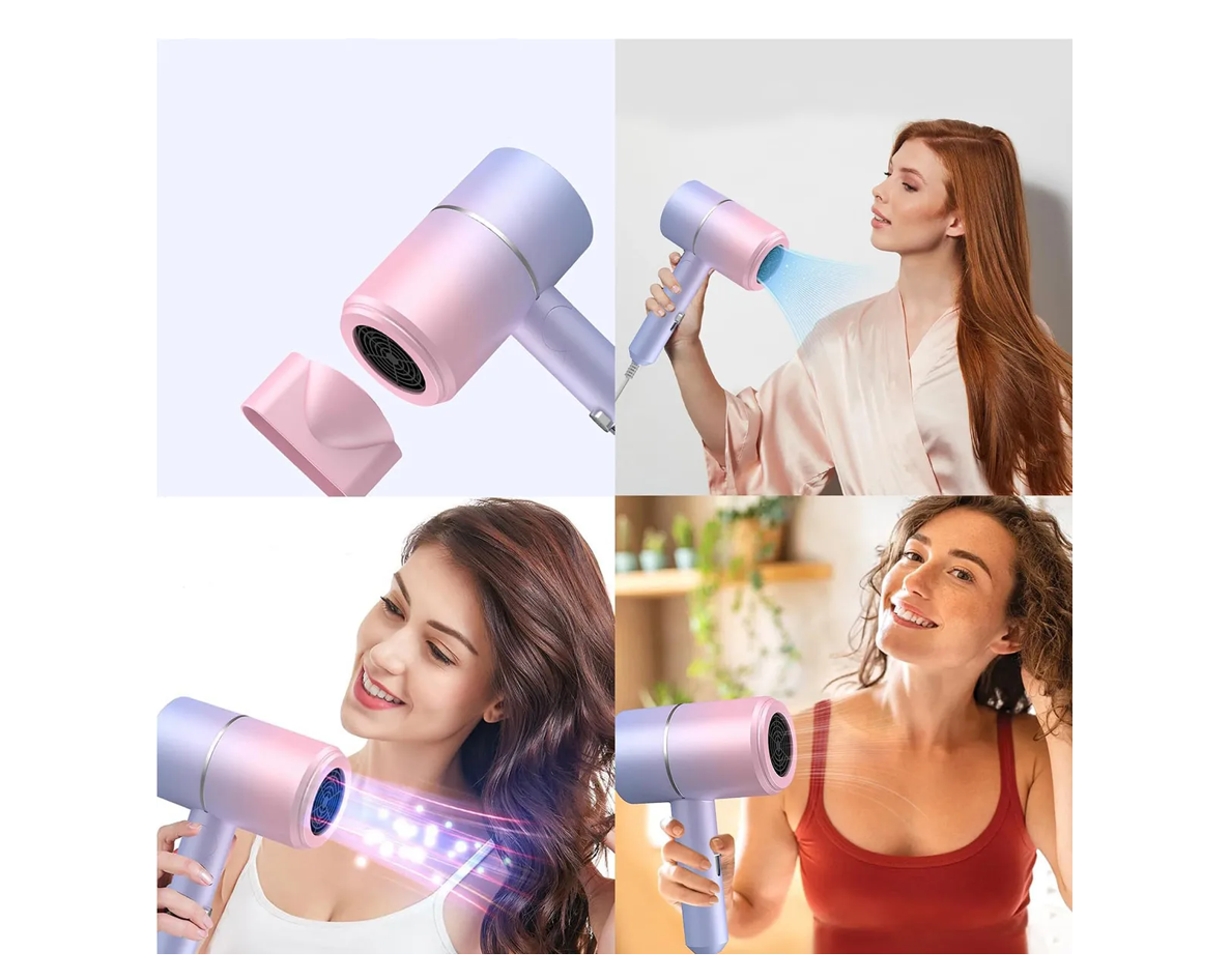Secador De Pelo Profesional Plegable Para Mujer 1800w
