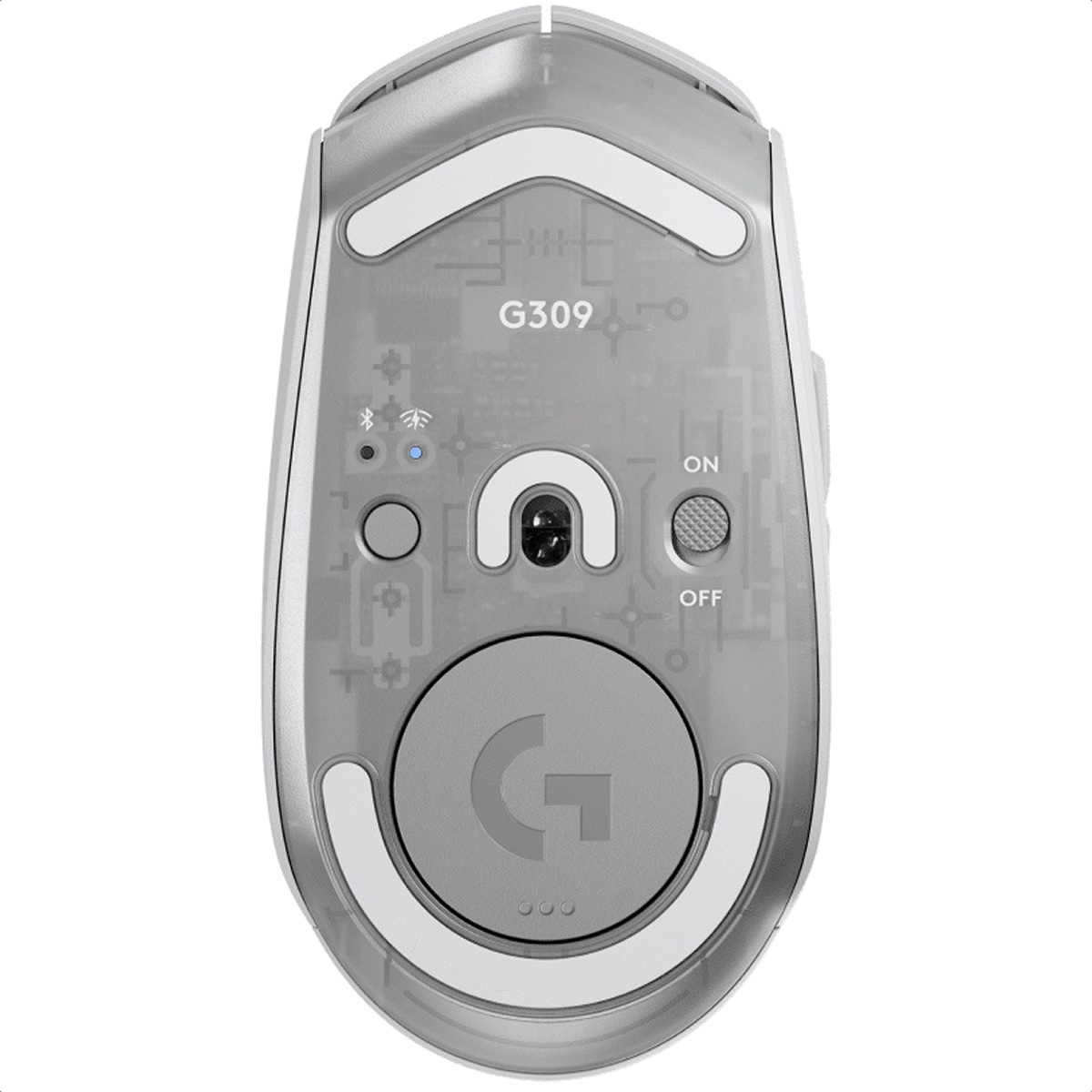 Mouse Logitech G309 LIGHTSPEED HERO 25K Gamer Inalámbrico Y Bluetooth USB Blanco 910-007206
