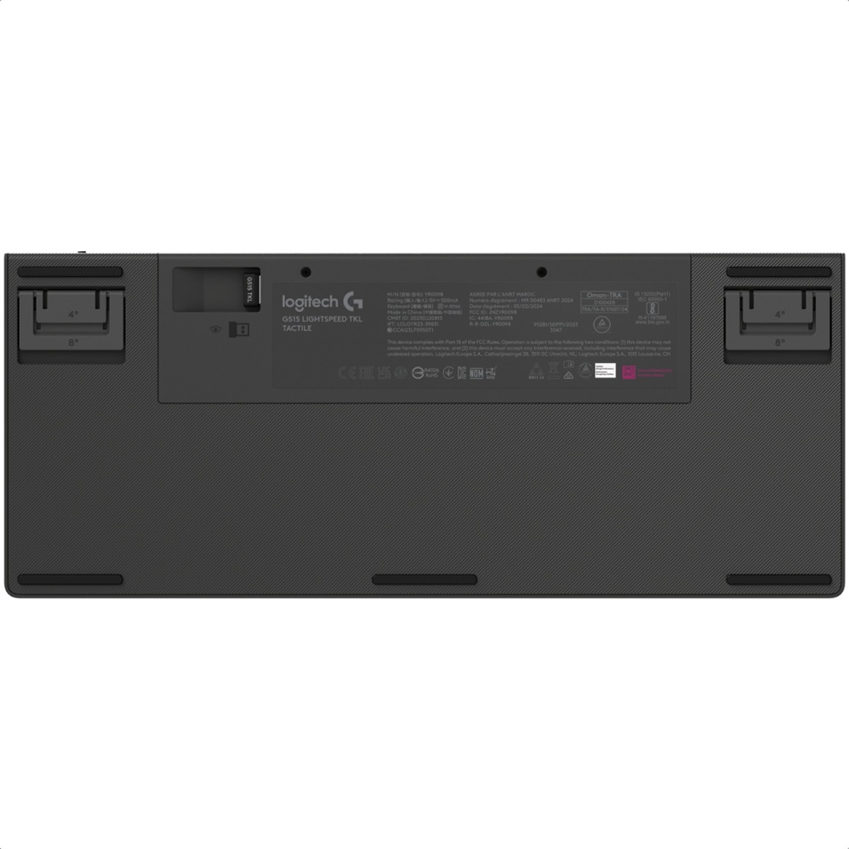 Teclado Logitech G515 LIGHTSPEED TKL Mecanico RGB Bluetooth Switch GL Brown Tactil Gamer USB Ingles 920-012423