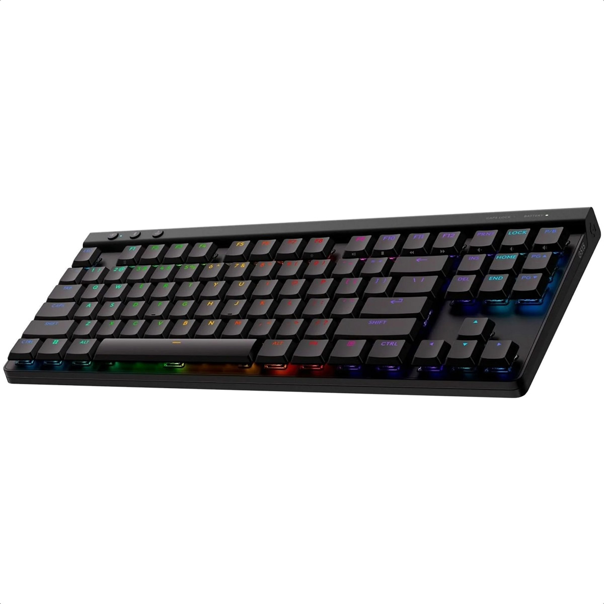 Teclado Logitech G515 LIGHTSPEED TKL Mecanico RGB Bluetooth Switch GL Brown Tactil Gamer USB Ingles 920-012423