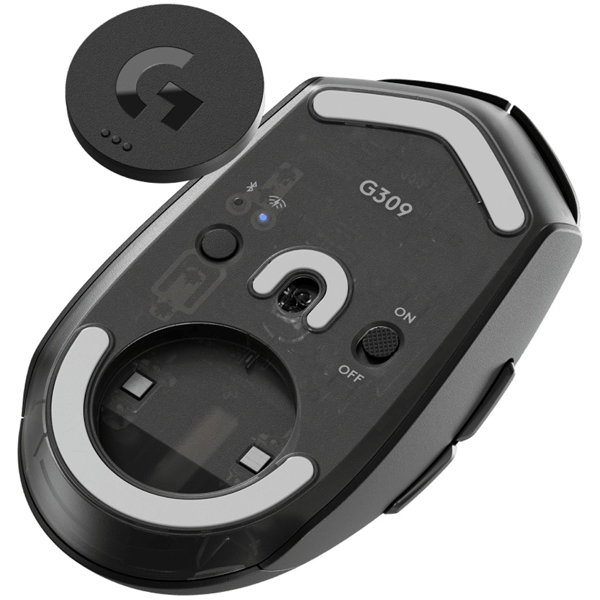 Mouse Logitech G309 LIGHTSPEED HERO 25K Gamer Inalámbrico Y Bluetooth USB Negro 910-007198