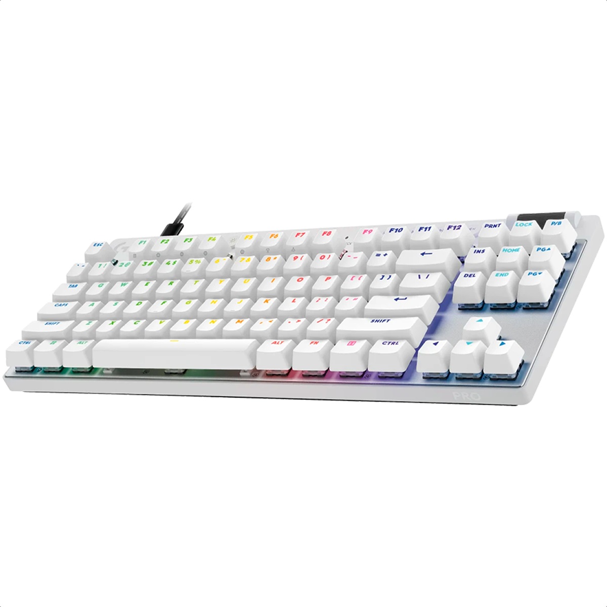 Teclado Logitech PRO X TKL RAPID RGB Alámbrico Mecánico Magnético-Analógico Gamer 920-013132