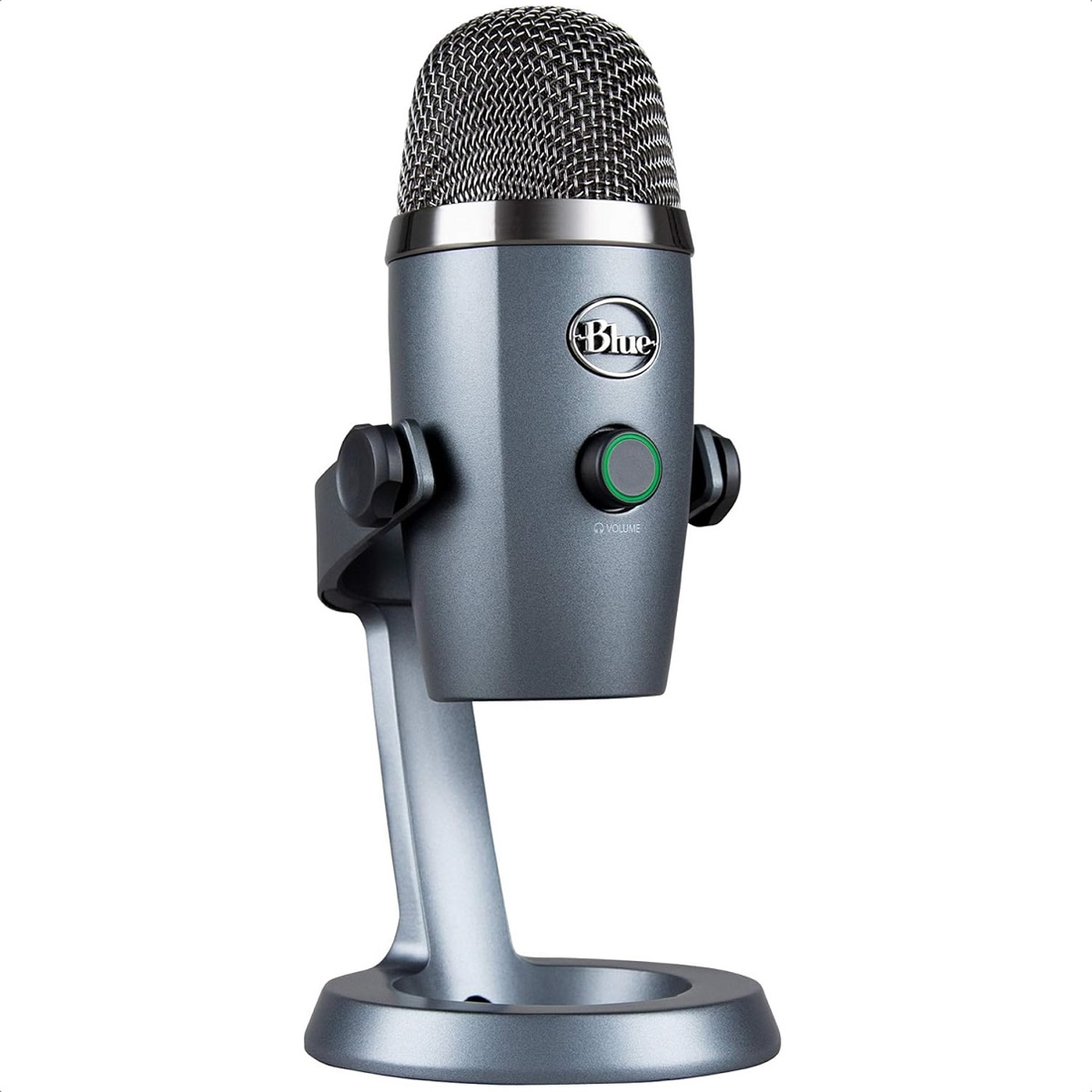 Microfono Profesional Blue Yeti Nano Gris USB Premium Doble Patron Blue Vo!ce 988-000508