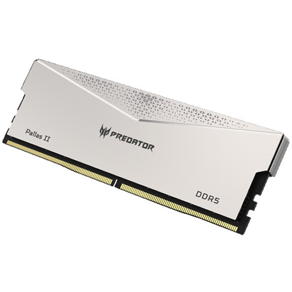 Memorias Ram DDR5 acer Predator Pallas II 6400MHz 32GB PC5-51200 Kit 2x16 Plata BL.9BWWR.375