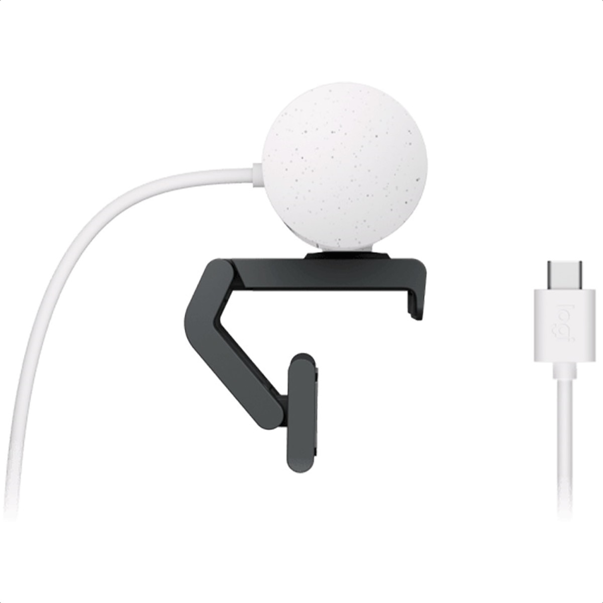 Camara Web Logitech BRIO 500 USB-C Full HD 1080P 4MP Microfono Blanco 960-001426