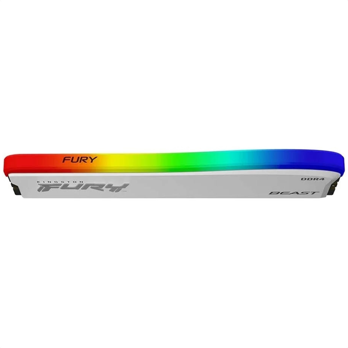Memoria Ram DDR4 Kingston Fury Beast RGB Special Edition 3600MHz 8GB PC4-28800 Blanca KF436C17BWA/8