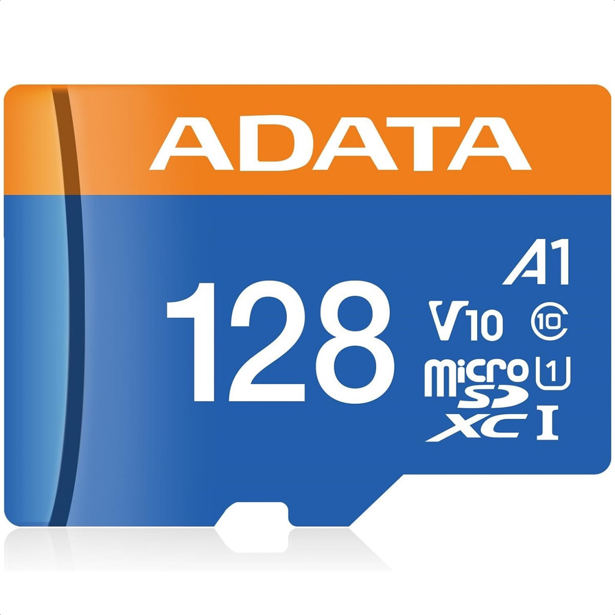 Memoria MicroSD 128 GB Adata SDXC Con Adaptador Clase 10 A1 AUSDX128GUICL10A1-RA1.