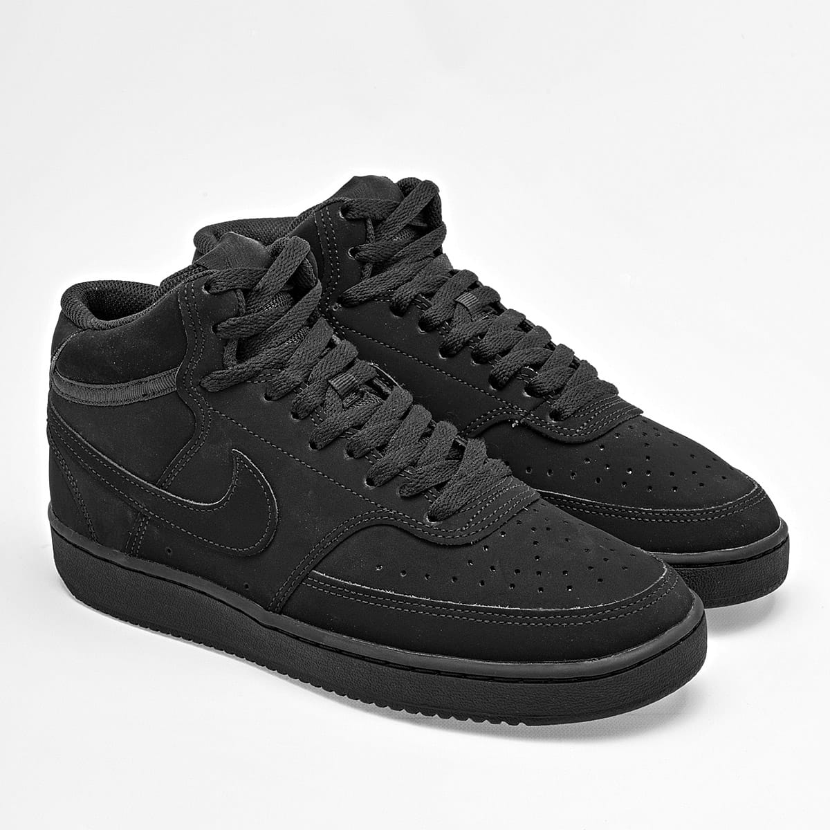 TENIS CASUAL NIKE COURT VISION  MID NA CU6620 -001 NEGRO PARA HOMBRE 