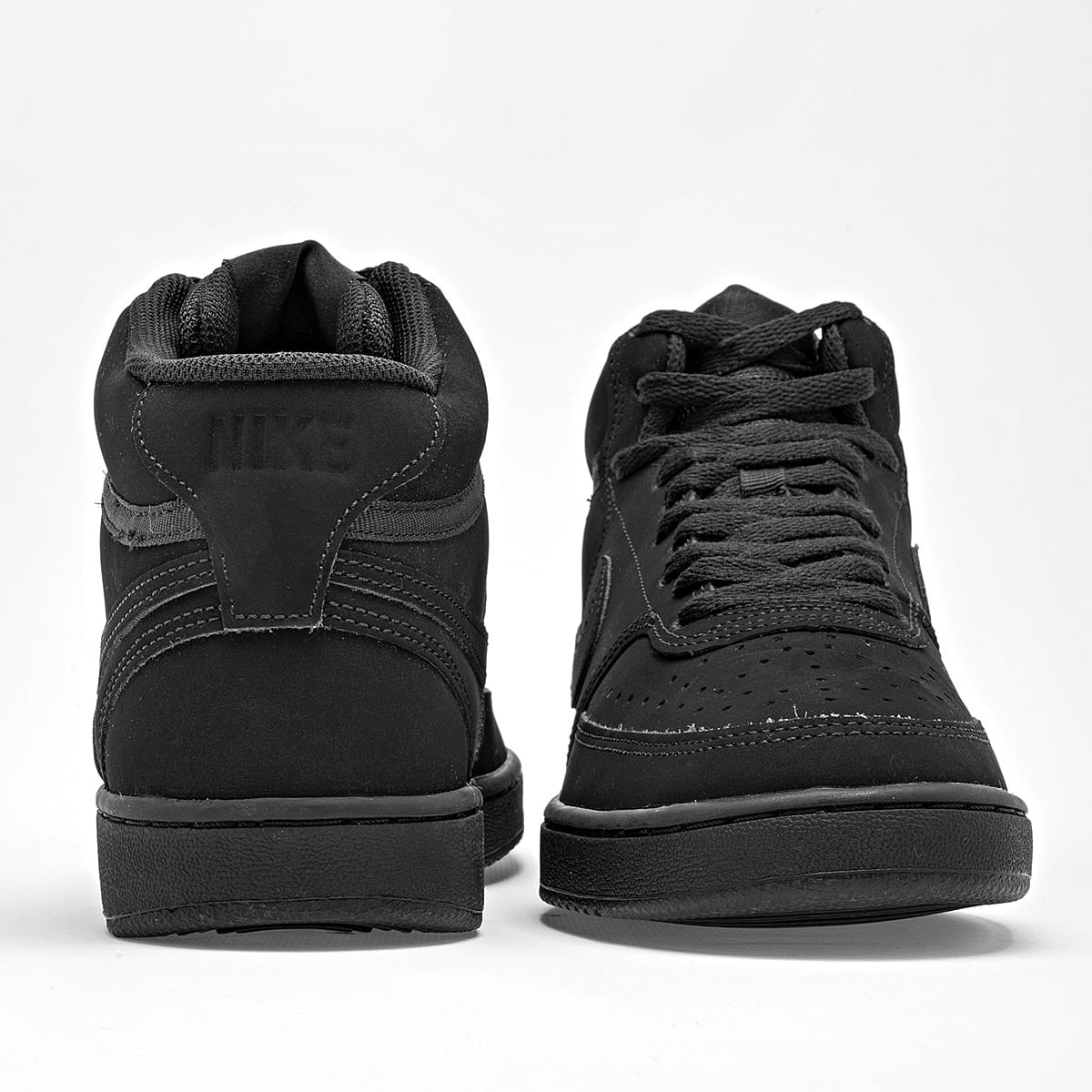 TENIS CASUAL NIKE COURT VISION  MID NA CU6620 -001 NEGRO PARA HOMBRE 