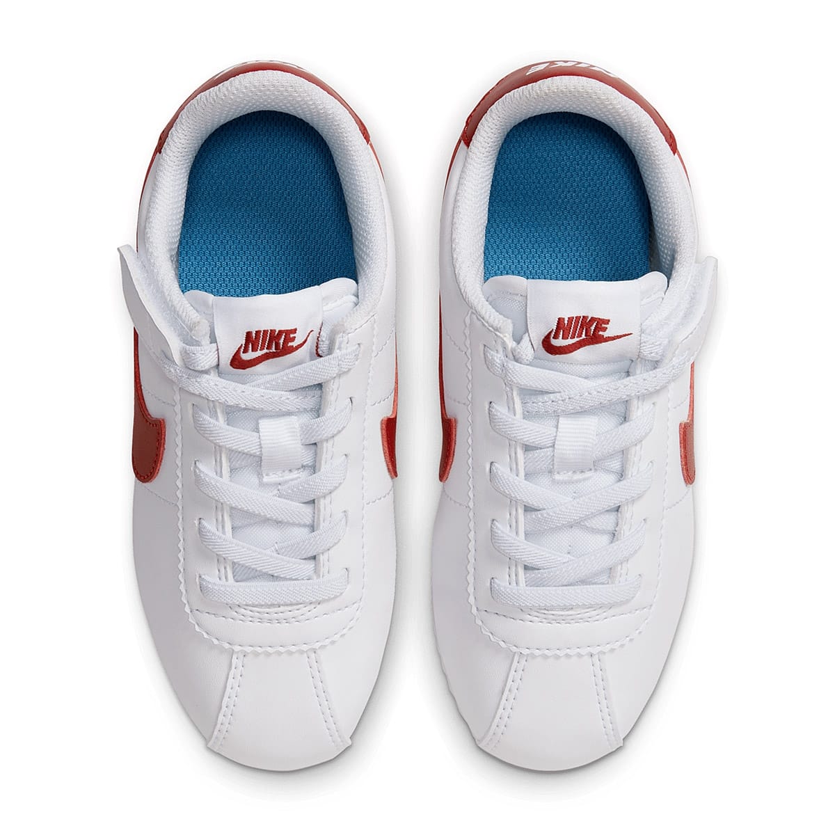 TENIS DEPORTIVO NIKE KIDS  CORTEZ  EASYON PSV 0951-115 BLANCO - ROJO PARA NIÑO 