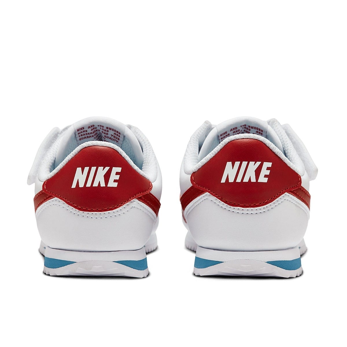 TENIS DEPORTIVO NIKE KIDS  CORTEZ  EASYON PSV 0951-115 BLANCO - ROJO PARA NIÑO 