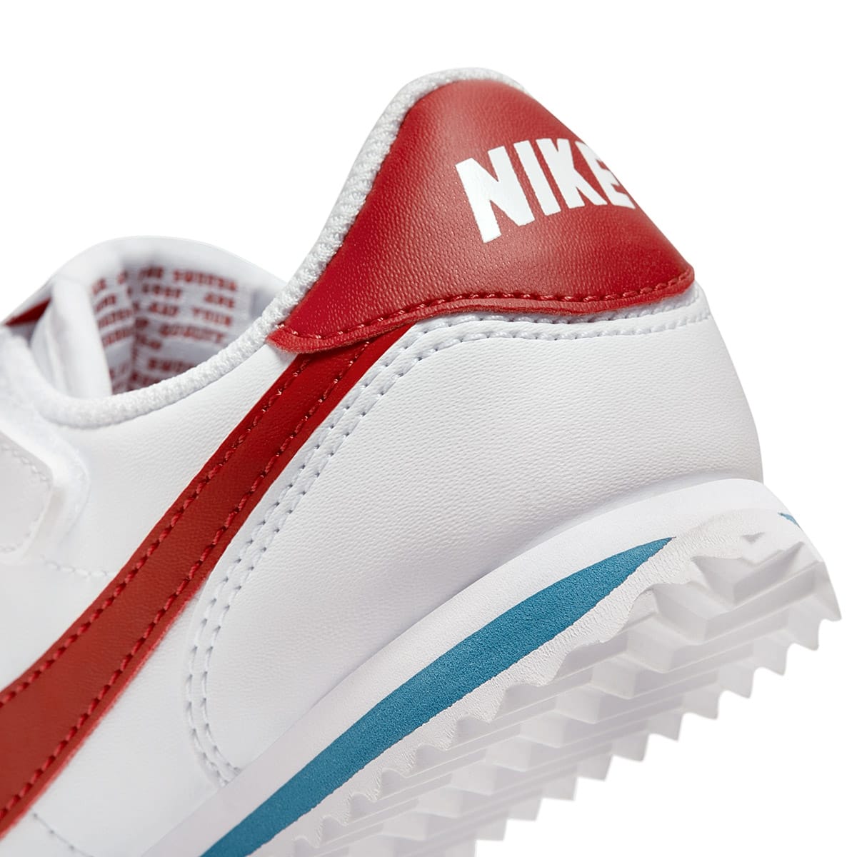 TENIS DEPORTIVO NIKE KIDS  CORTEZ  EASYON PSV 0951-115 BLANCO - ROJO PARA NIÑO 