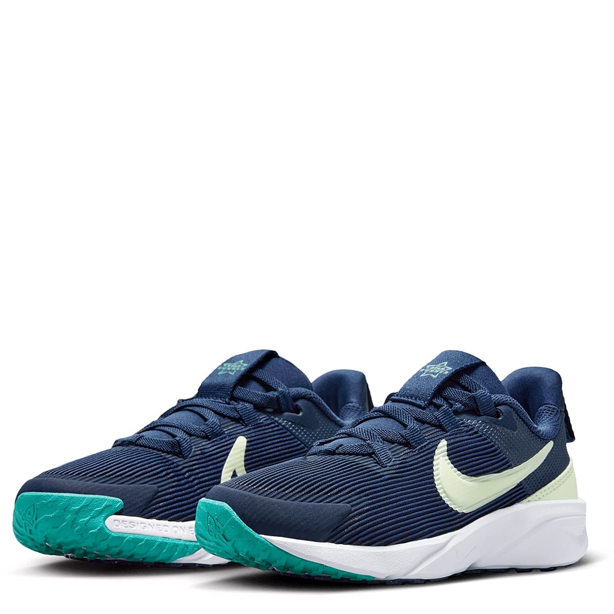 TENIS DEPORTIVO NIKE  STAR RUNNER 4 NN  PS  DX7614-409 MARINO VERDE PARA NIÑO 