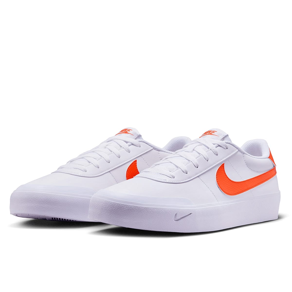 TENIS CASUAL NIKE COURT SHOT FQ8146-108 BLANCO -NARANJA PARA HOMBRE 