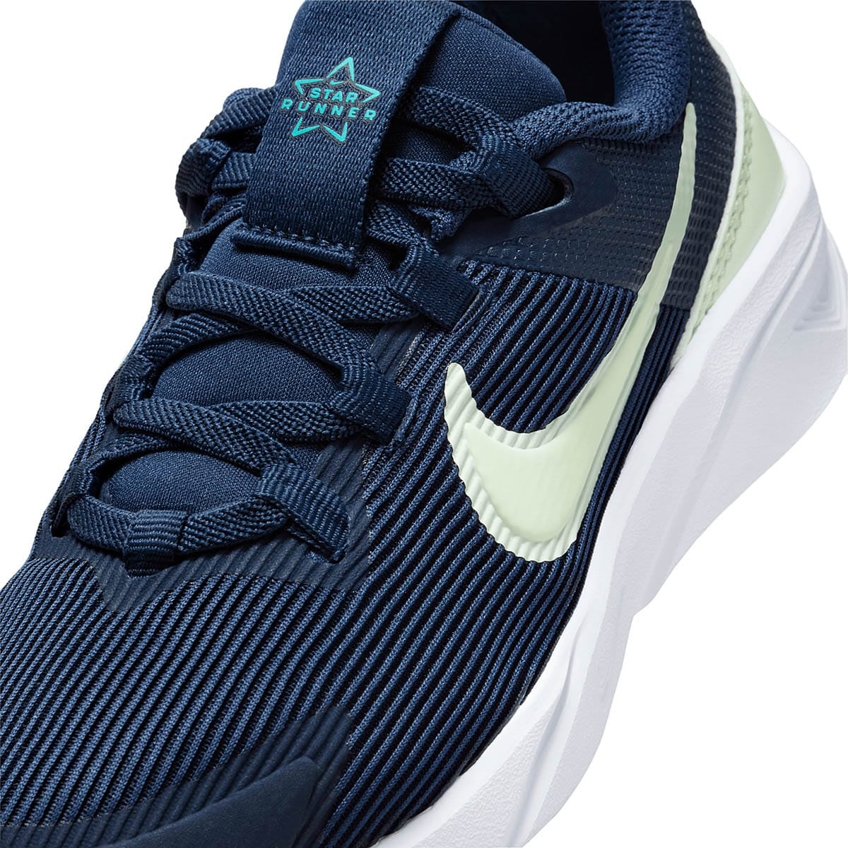 TENIS DEPORTIVO NIKE  STAR RUNNER 4 NN  PS  DX7614-409 MARINO VERDE PARA NIÑO 
