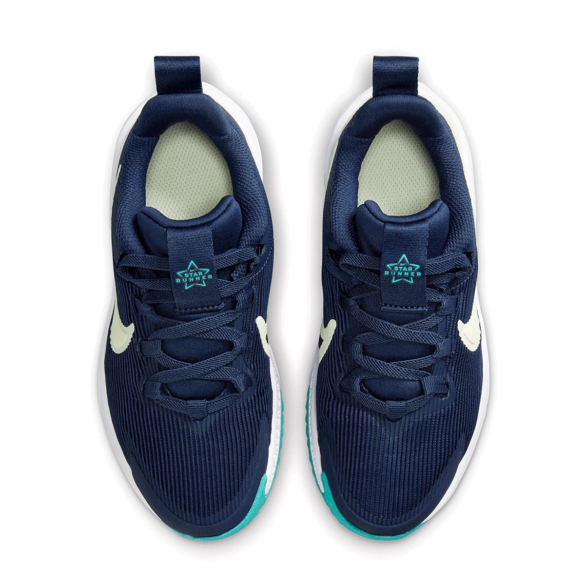 TENIS DEPORTIVO NIKE  STAR RUNNER 4 NN  PS  DX7614-409 MARINO VERDE PARA NIÑO 