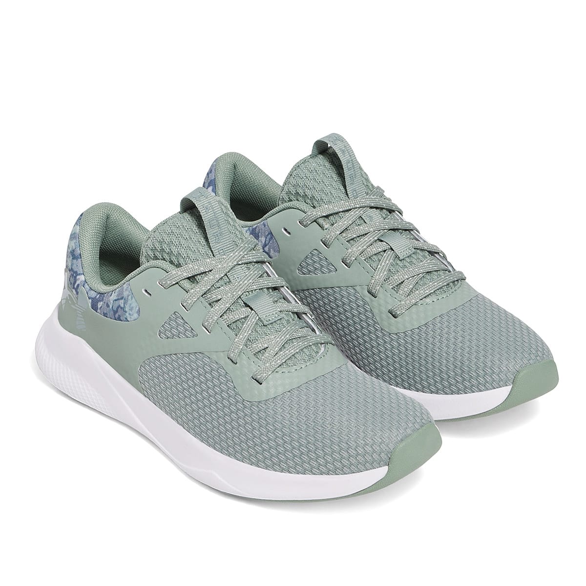 TENIS DEPORTIVO UNDER ARMOUR  UA W CHARGED AURORA 2 + 3025238-348 VERDE PARA MUJER 