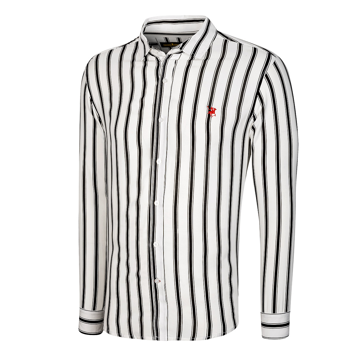 CAMISA CASUAL LICENCIAS XUTER CA02610 BLANCO -NEGRO PARA HOMBRE 