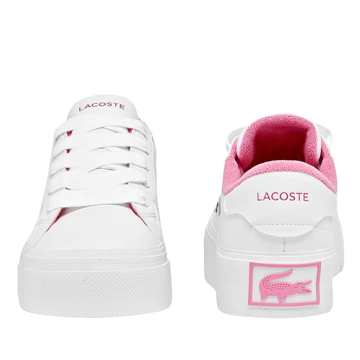 TENIS CASUAL LACOSTE PARA MUJER COLOR BLANCO