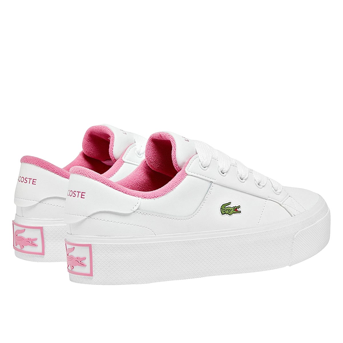 TENIS CASUAL LACOSTE PARA MUJER COLOR BLANCO