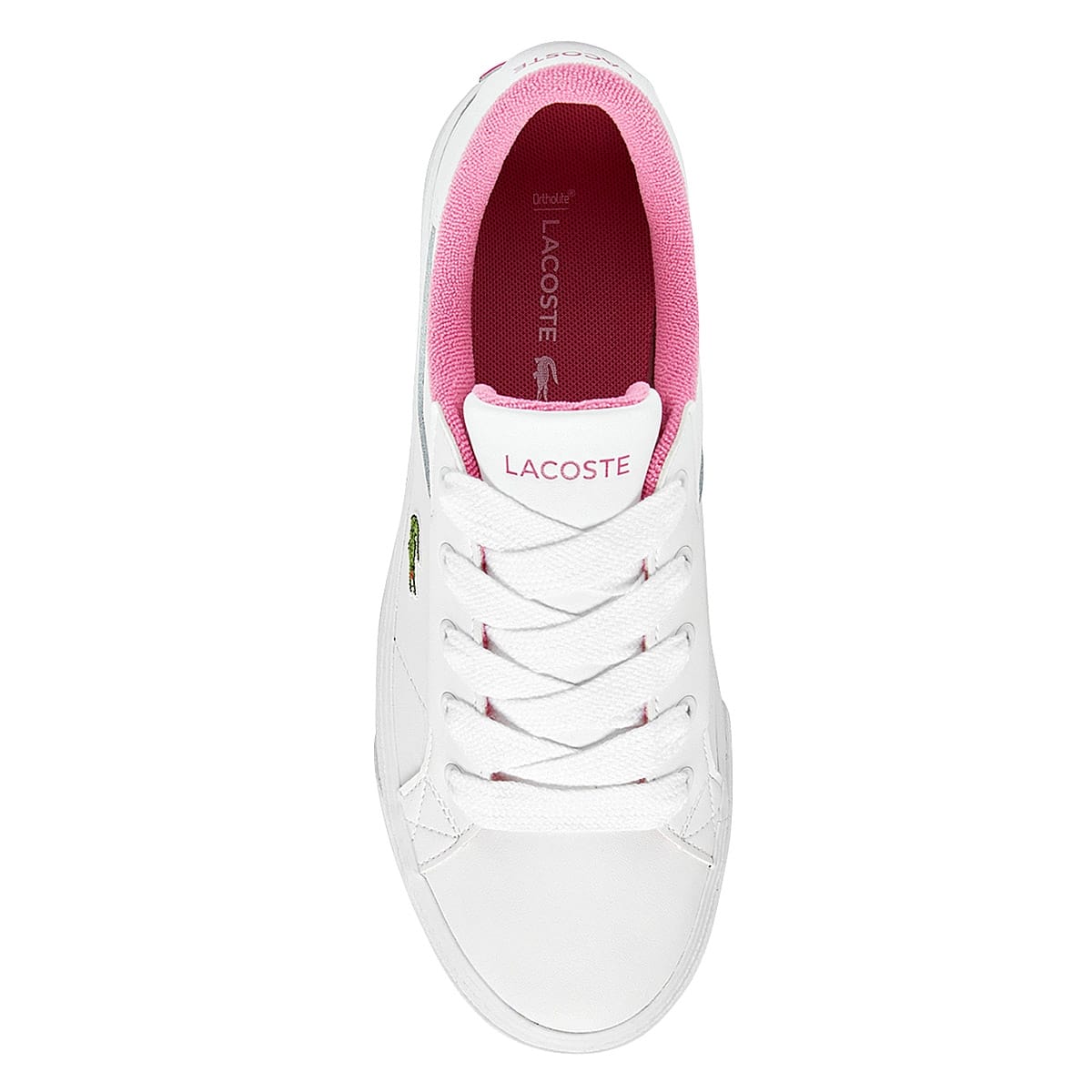 TENIS CASUAL LACOSTE PARA MUJER COLOR BLANCO