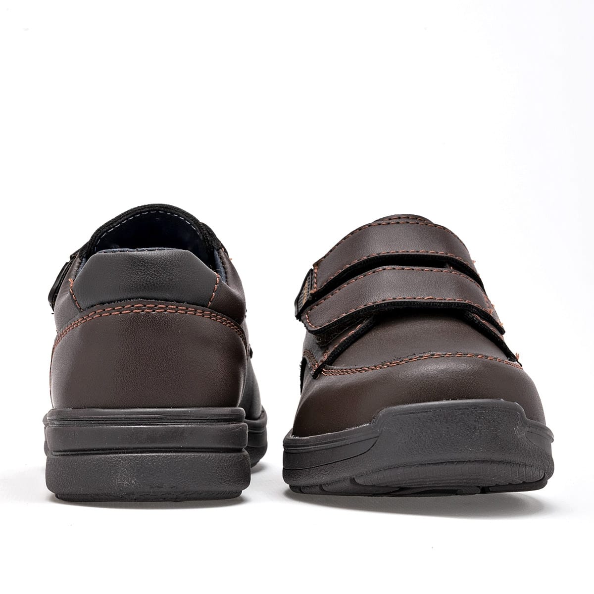 ZAPATO ESCOLAR Yuyin PARA NIÑO COLOR  CAFE 
