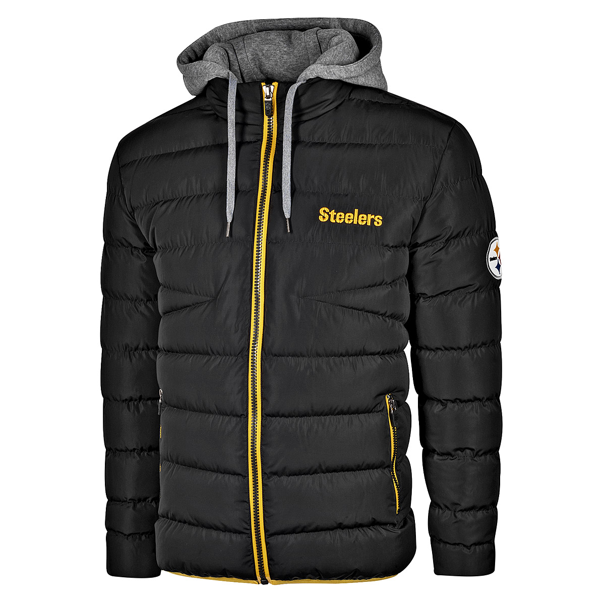 CHAMARRA CASUAL  NFL PARA HOMBRE COLOR NEGRO 