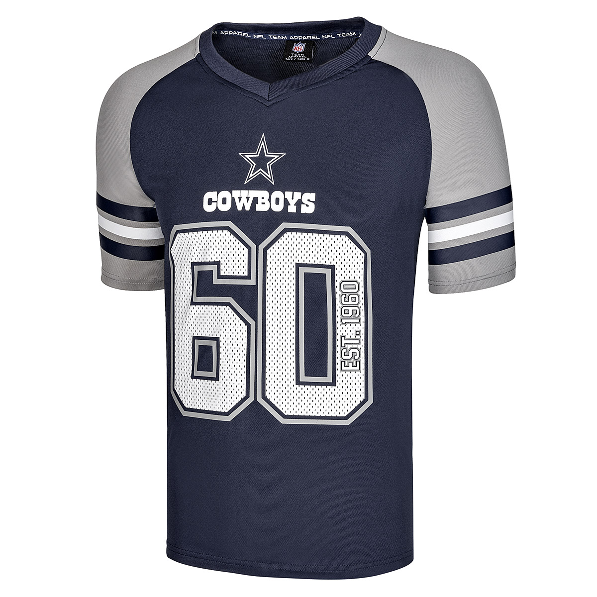 PLALLERA CASUAL NFL PARA HOMBRE COLOR MARINO GRIS