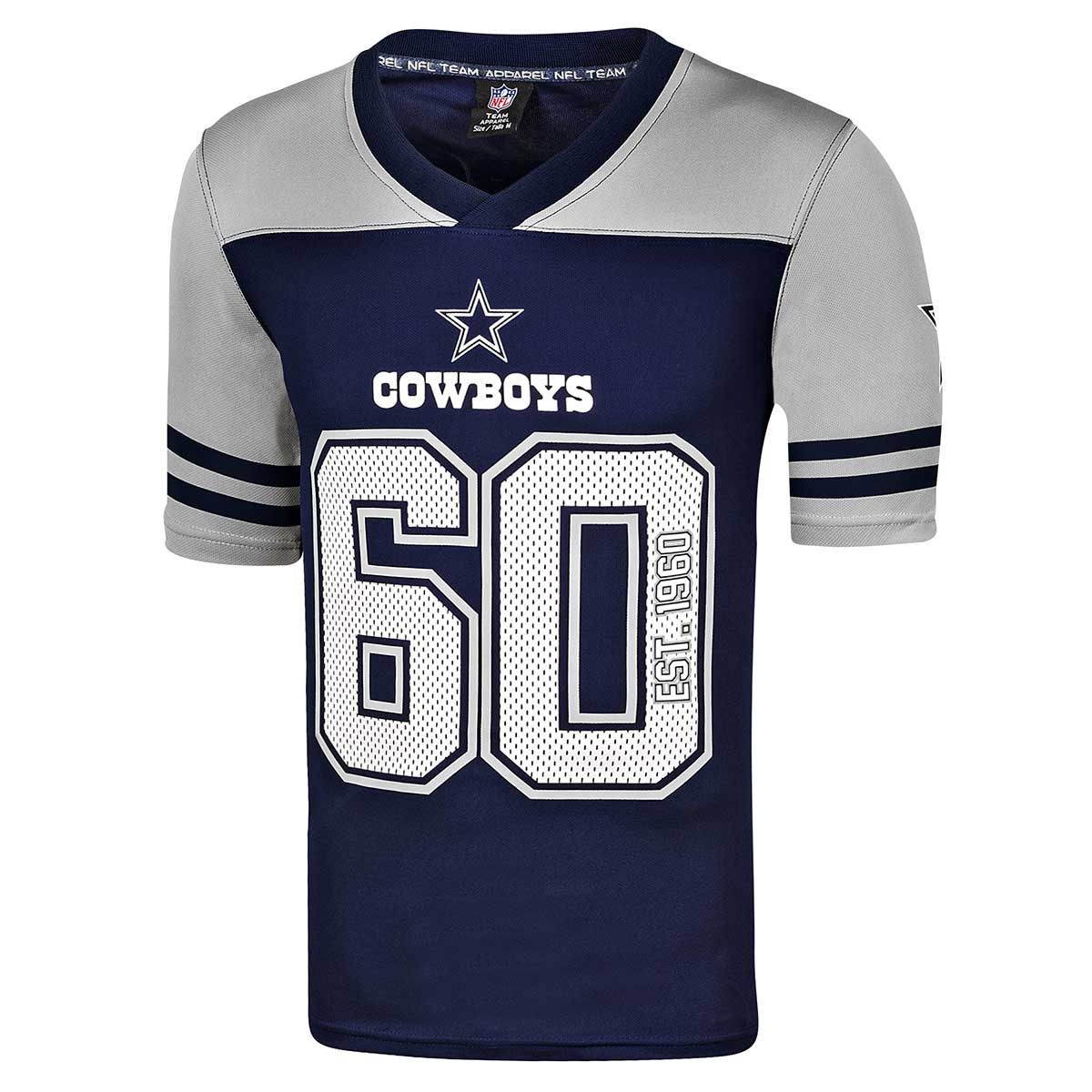PLALLERA CASUAL NFL  PARA HOMBRE COLOR MARINO GRIS 
