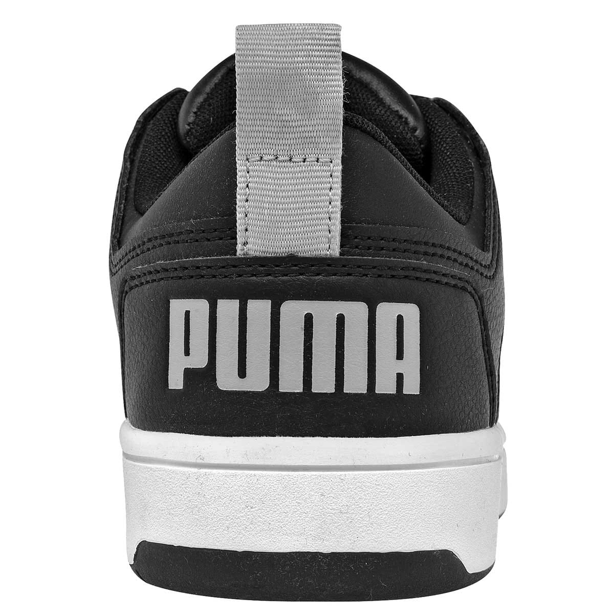 TENIS DEPORTIVO PUMA  REBOUND LAYUP LO SL JR 370490-02 NEGRO -BLANCO 