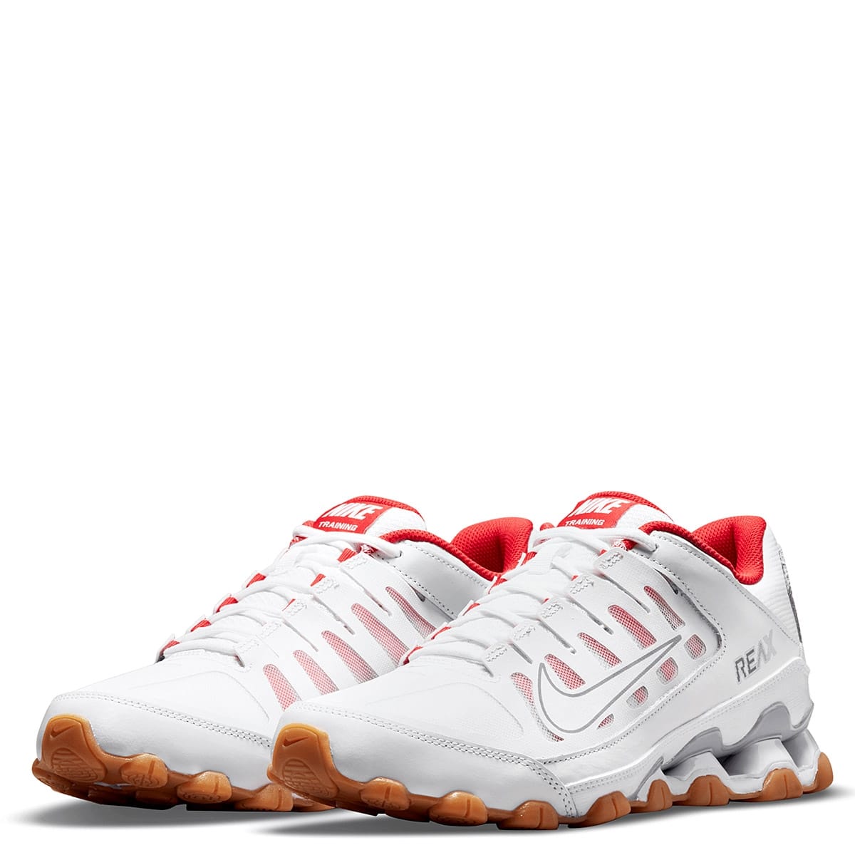 TENIS DEPORTIVO NIKE REAX 8 TR  MESH 621716 -103 BLANCO ROJO PARA HOMBRE 