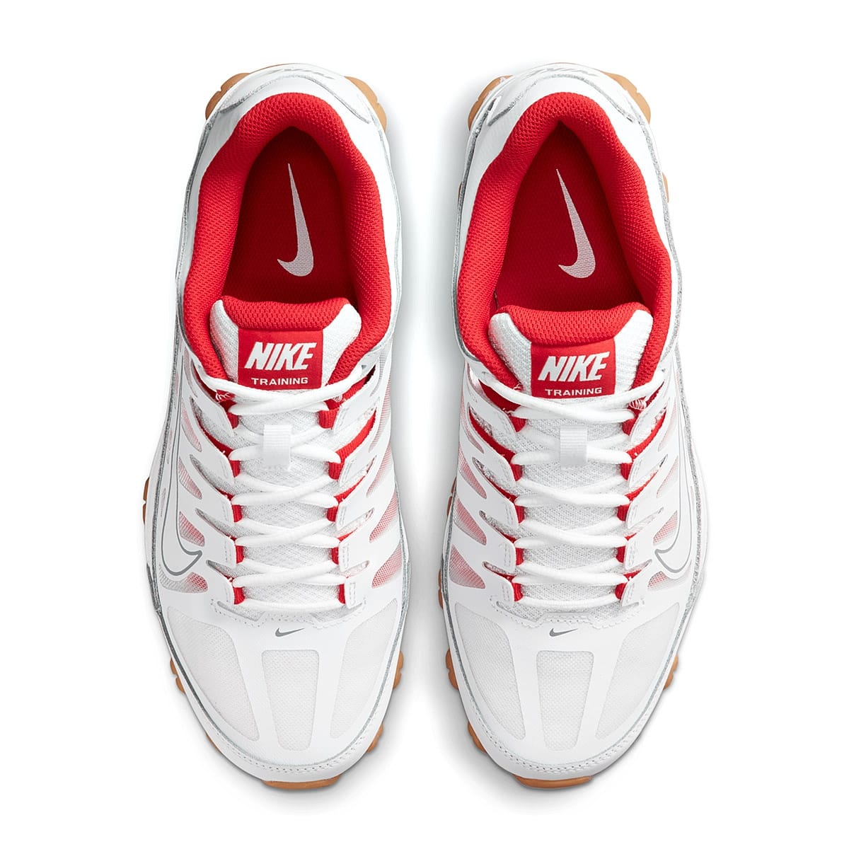 TENIS DEPORTIVO NIKE REAX 8 TR  MESH 621716 -103 BLANCO ROJO PARA HOMBRE 