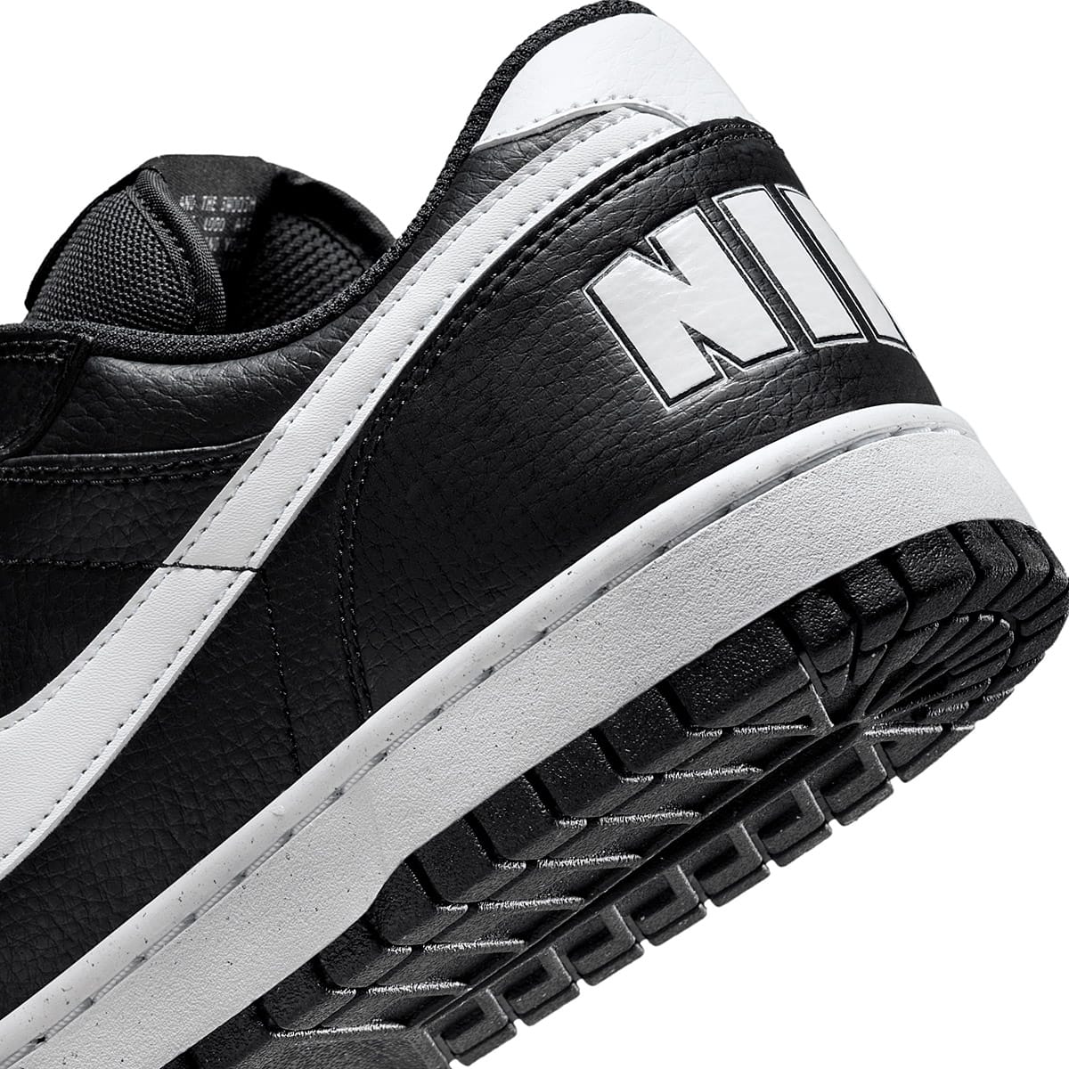 TENIS DEPORTIVO NIKE LOW 355152-016 NEGRO BLANCO PARA HOMBRE 