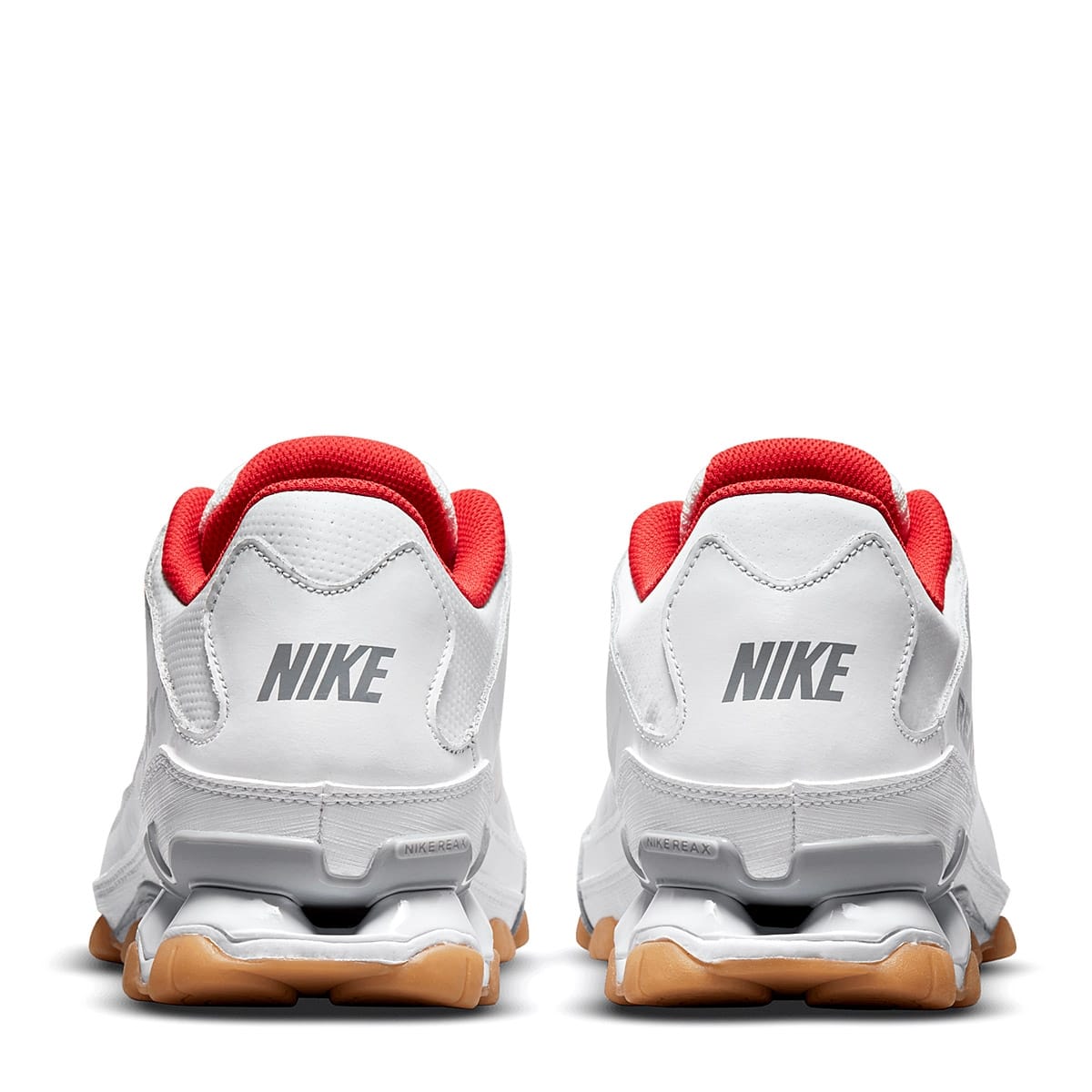 TENIS DEPORTIVO NIKE REAX 8 TR  MESH 621716 -103 BLANCO ROJO PARA HOMBRE 