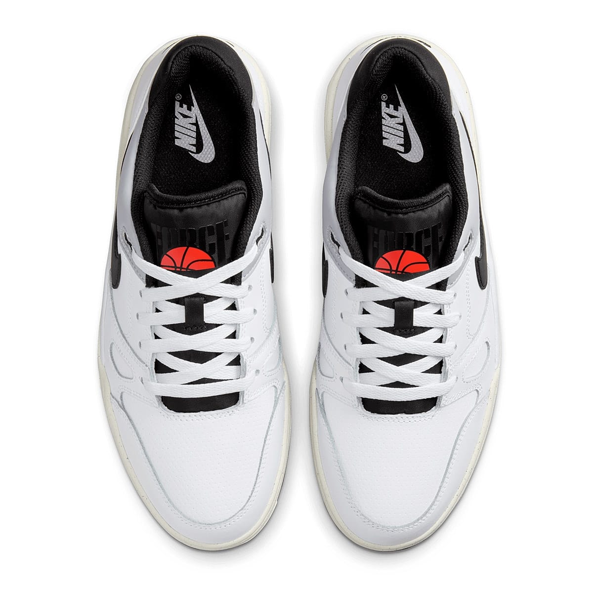 TENIS CASUAL NIKE FULL FORCE LO FB1362-101 BLANCO -GRIS -NEGRO  PARA HOMBRE 