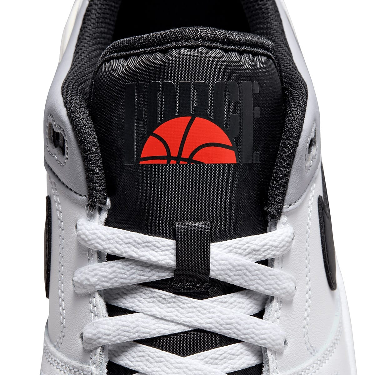 TENIS CASUAL NIKE FULL FORCE LO FB1362-101 BLANCO -GRIS -NEGRO  PARA HOMBRE 